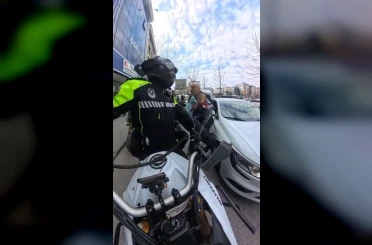 Bahçelievler’de motorize zabıta ekibi yaralı 3 aylık bebek için seferber oldu 