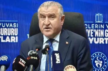 Bakan Bak: "Öğrenci yurtlarına ilk yerleştirmede yüzde 90 ile rekor kırdık"