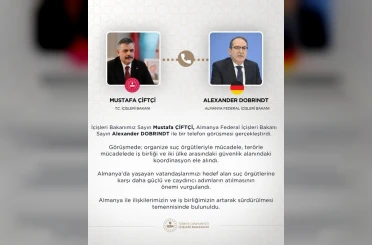 Bakan Çiftçi Alman mevkidaşı ile telefonda görüştü 