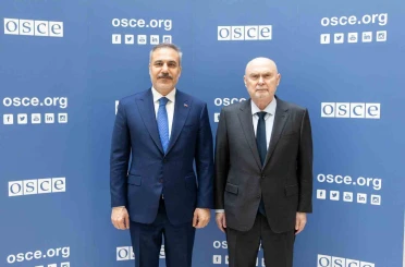 Bakan Fidan, AGİT Genel Sekreteri Sinirlioğlu ile bir araya geldi 
