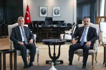 Bakan Fidan, Bakan Bolat ile bir araya geldi 