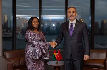 Bakan Fidan, Gine Bissau Dışişleri Bakanı Jau ile görüştü
