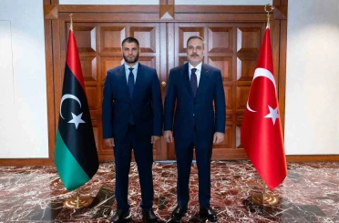 Bakan Fidan, Libya Milli Birlik Hükümeti İçişleri Bakan Vekili Trabelsi ile görüştü 