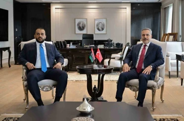 Bakan Fidan, Libya Milli Birlik Hükümeti Savunma Bakanvekili Zubi ile görüştü 