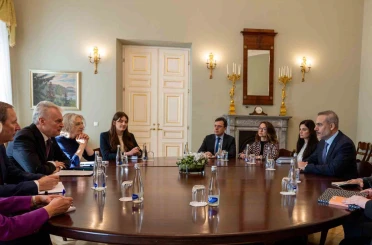 Bakan Fidan, Litvanya Cumhurbaşkanı Nauseda ile görüştü 