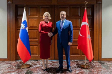 Bakan Fidan, Slovenya Ulusal Meclisi Başkanı Zupançiç ile görüştü 