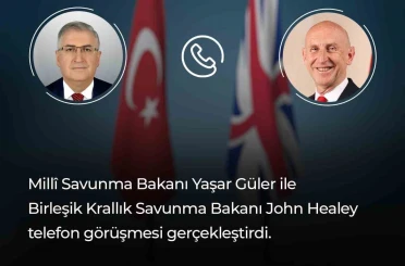 Bakan Güler, Birleşik Krallık Savunma Bakanı Healey ile görüştü 