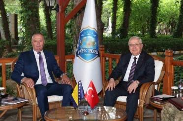 Bakan Güler, Bosna Hersekli mevkidaşı Helez ile bir araya geldi 