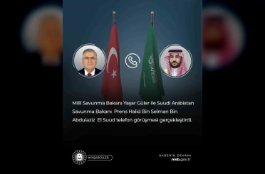 Bakan Güler, Suudi Arabistan Savunma Bakanı El Suud ile görüştü 