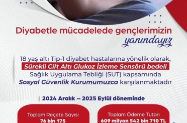 Bakan Işıkhan: "SGK’nın 18 yaş altındaki Tip 1 diyabet hastalarının 76 binden fazla reçetesini karşıladık" 