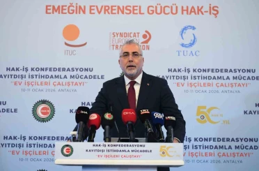 Bakan Işıkhan: "Ülkemizde ev hizmetlerinde çalışanlar, 4857 sayılı İş Kanunu’nun kapsamı dışında tutulmuştur" 