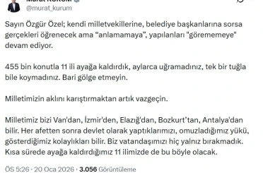 Bakan Kurum: "Tek bir tuğla bile koymadınız, bari gölge etmeyin" 