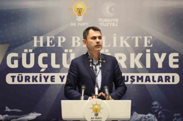 Bakan Kurum: "Türk’üyle, Kürt’üyle, Arap’ıyla, Laz’ıyla, Çerkez’iyle hep birlikte Türkiye olacağız" 