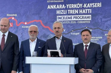 Bakan Uraloğlu: "Yerköy - Kayseri Yüksek Hızlı Tren Projesi’nde işin yarısını tamamladık" 