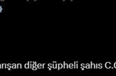Bakan Yerlikaya: "Gebze’deki olaya karışan diğer şüpheli şahıs C.C. de (17) yakalandı" 