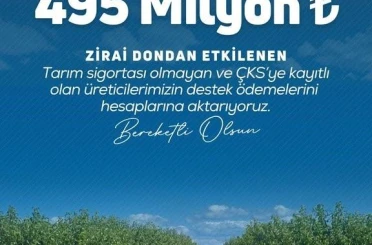 Bakan Yumaklı: "Üreticilerimize toplamda 20 milyar 423 milyon lira zirai don destek ödemesi gerçekleştirdik"