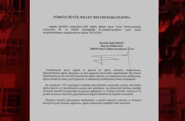 Baki Ersoy’dan okullarda temizlik hizmetleri için soru önergesi