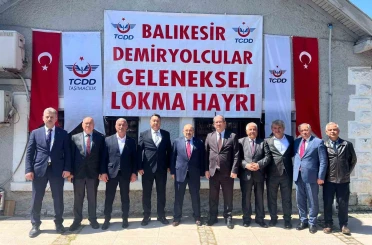 Balıkesir TCDD çalışanlarından geleneksel lokma hayrı 