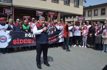 Balıkesir’de Eğitim-Bir-Sen’den Siverek saldırısına protesto 