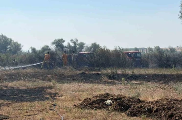 Balıkesir’de iki ayrı ilçede çıkan arazi yangınları kontrol altına alındı 