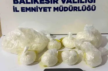 Bandırma’da kaçmaya çalışan şüpheliden 153 gram metamfetamin çıktı