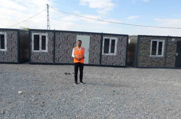 Barınmak için konteyner üretmek isterken seri üretime geçti 