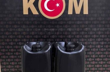 Bartın’da 10 litre etil alkol ele geçirildi 