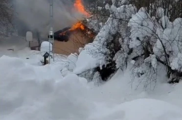Bartın’da 1125 metre rakımda çıkan ev yangını korkuttu 