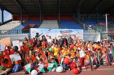 Bartın’da Filistin’e destek için uçurtma etkinliği düzenlendi
