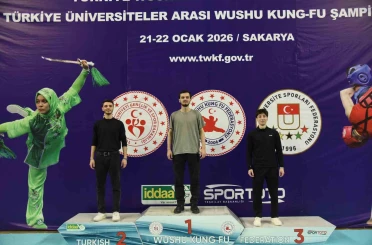 BARÜ’lü öğrencilerden Üniversiteler Arası Wushu Türkiye Şampiyonası’nda 3 madalya 