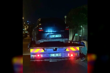 Başakşehir’de polisin nefes kesen kovalamacası kameraya yansıdı 