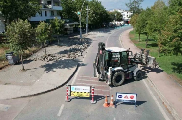 Başiskele sahilinde üstyapı çalışmaları başladı 