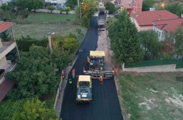 Başiskele’de üstyapı çalışmaları sürüyor 