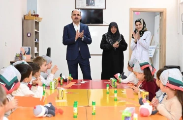 Başkan Altay, Konya’da Filistin duyarlılığıyla dikkat çeken okulda