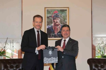 Başkan Aras Belçika Krallığı Ankara Büyükelçisini ağırladı 