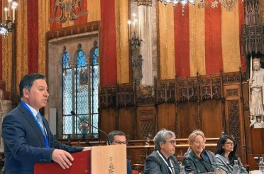 Başkan Aras’tan Barselona’da Akdeniz için önemli açıklamalar 