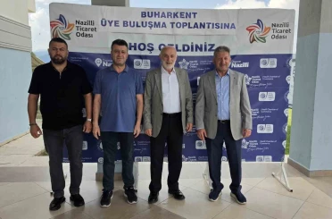 Başkan Arslan, Buharkent’te oda üyeleri ile buluştu 