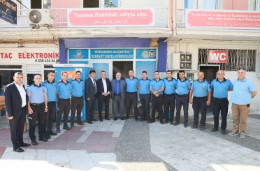 Başkan Balaban zabıtayı unutmadı 