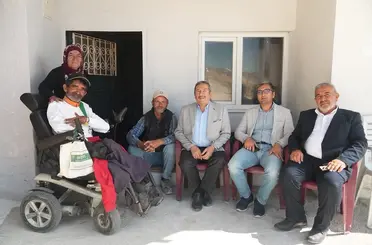 Başkan Bozkurt, sanatsever Hasan Avcı’yı ziyaret etti
