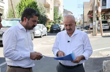 Başkan Büyükgöz sahadaki çalışmaları yerinde inceledi
