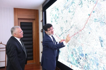 Başkan Büyükkılıç, Altyapı Yatırımları Genel Müdürü Eyigün’ü ağırladı 