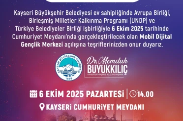 Başkan Büyükkılıç: "Dijital geleceğin merkezi açılıyor" 