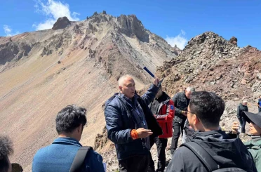 Başkan Büyükkılıç ile AFAD yetkililerin afet yetkililerinden afet risklerini azaltacak örnek proje değerlendirmesi 