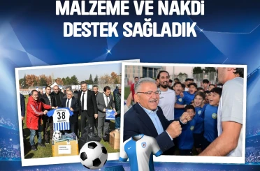 Başkan Büyükkılıç’tan amatör spora 5.6 milyon TL’lik dev destek 