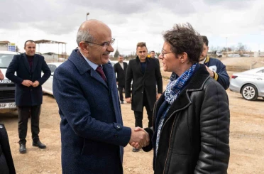 Başkan Er, Fransız heyetle Malatya’da kurulacak ayrıştırma tesisi alanını inceledi 