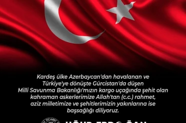 Başkan Erdoğan şehitler için taziye mesajı yayımladı 