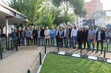 Başkan Ertuğrul Tetik sabah mesaisine sahada başladı 