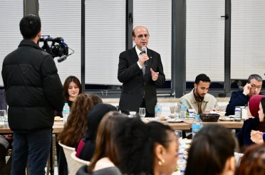 Başkan Geçit, 36 farklı ülkeden gelen uluslararası öğrencileri iftarda ağırladı 
