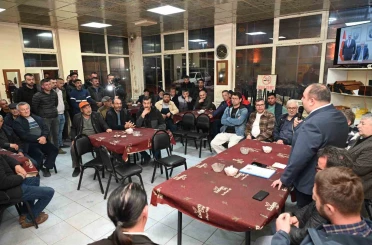 Başkan Hamamcı mahalle ziyaretlerine devam ediyor 