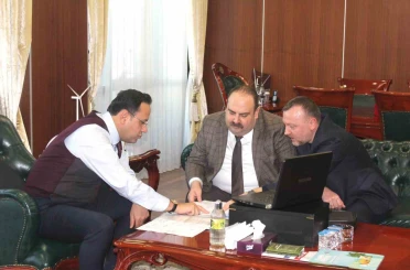 Başkan Hamamcı’nın yeni projeler için Ankara ziyareti 